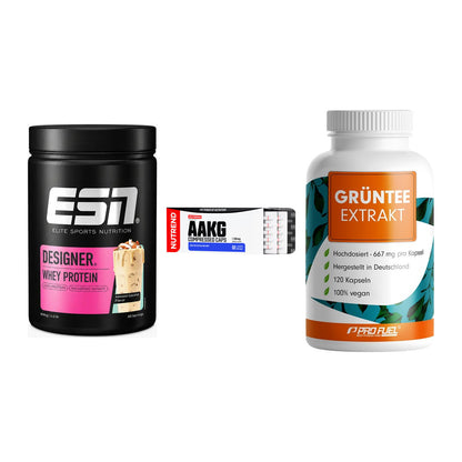Definitionsphase-Set: ESN Designer + Nutrend AAKG + ProFuel Grünte – alle enthaltenen Artikel