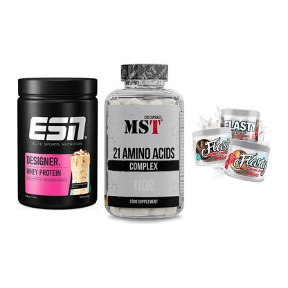 Definitionsphase-Set: ESN Designer + MST 21 Amino + Sinob Flasty – alle enthaltenen Artikel
