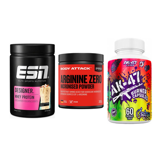 Definitionsphase-Set: ESN Designer + Body Attack + AK47 Labs – alle enthaltenen Artikel