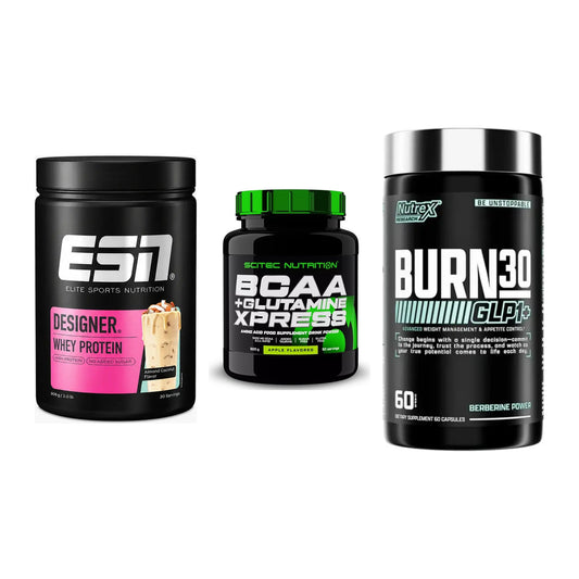 Definitionsphase-Set: ESN Designer + Scitec BCAA + Nutrex Burn 30 – alle enthaltenen Artikel