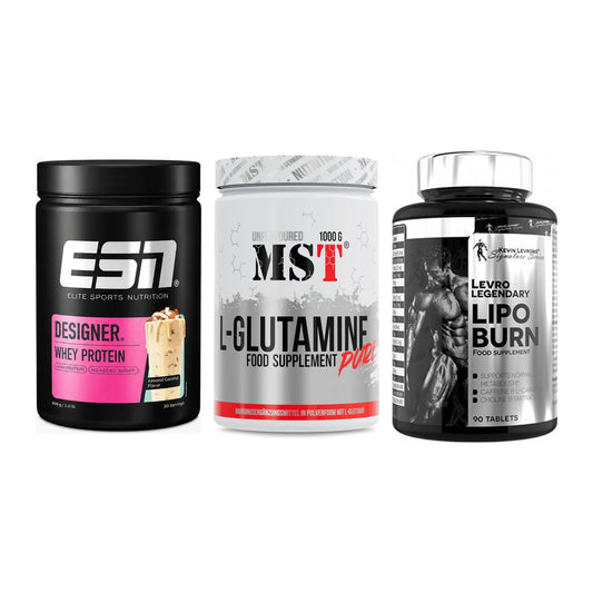 Definitionsphase-Set: ESN Designer + MST Glutamine + Kevin Levrone – alle enthaltenen Artikel