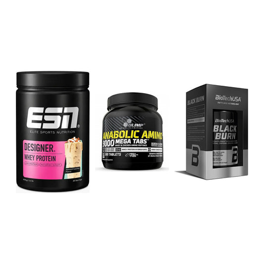 Definitionsphase-Set: ESN Designer + Olimp Anabolic + BioTech Black – alle enthaltenen Artikel