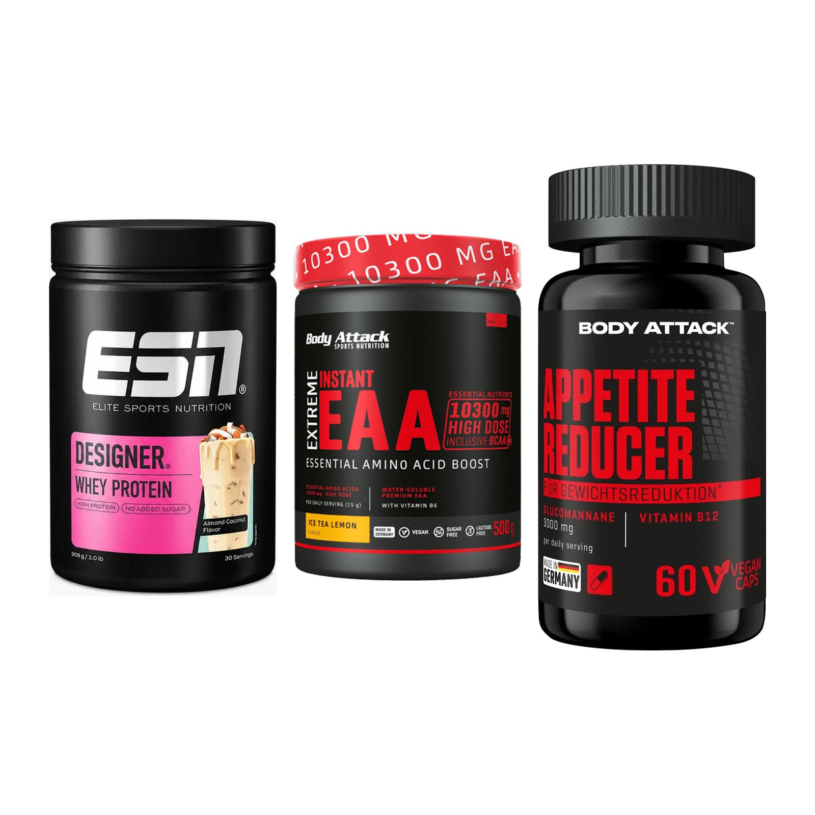 Definitionsphase-Set: ESN Designer + Body Attack + 1 weitere – alle enthaltenen Artikel