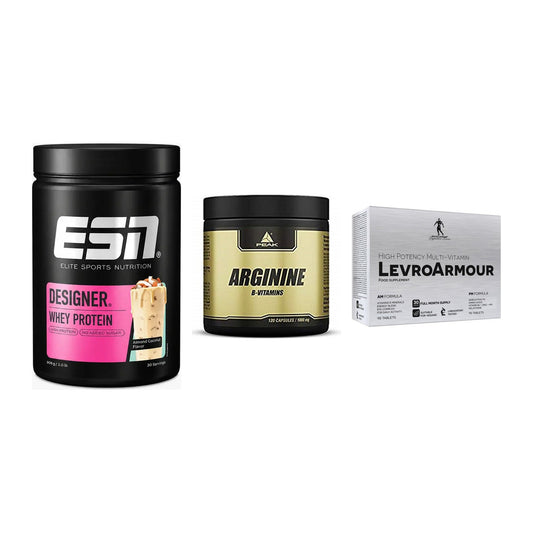 Definitionsphase-Set: ESN Designer + Peak Arginin + Kevin Levrone – alle enthaltenen Artikel