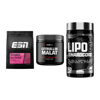 Definitionsphase-Set: ESN Designer + Sinob Core + Nutrex Lipo 6 – alle enthaltenen Artikel