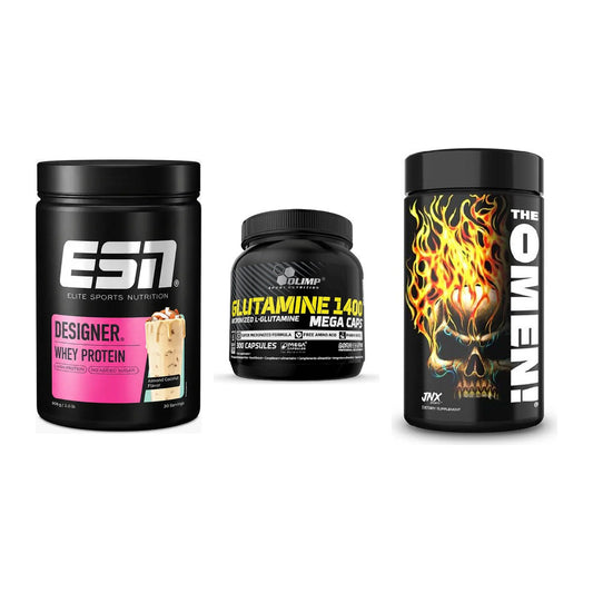 Definitionsphase-Set: ESN Designer + Olimp L-Glutam + JNX Sports – alle enthaltenen Artikel