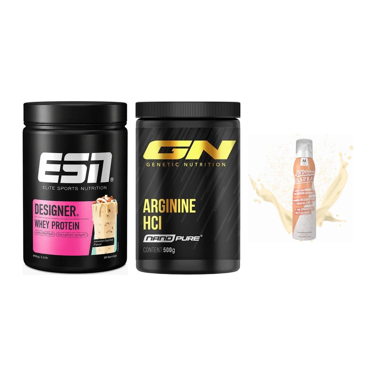 Definitionsphase-Set: ESN Designer + GN Arginine + More Nutrition – alle enthaltenen Artikel