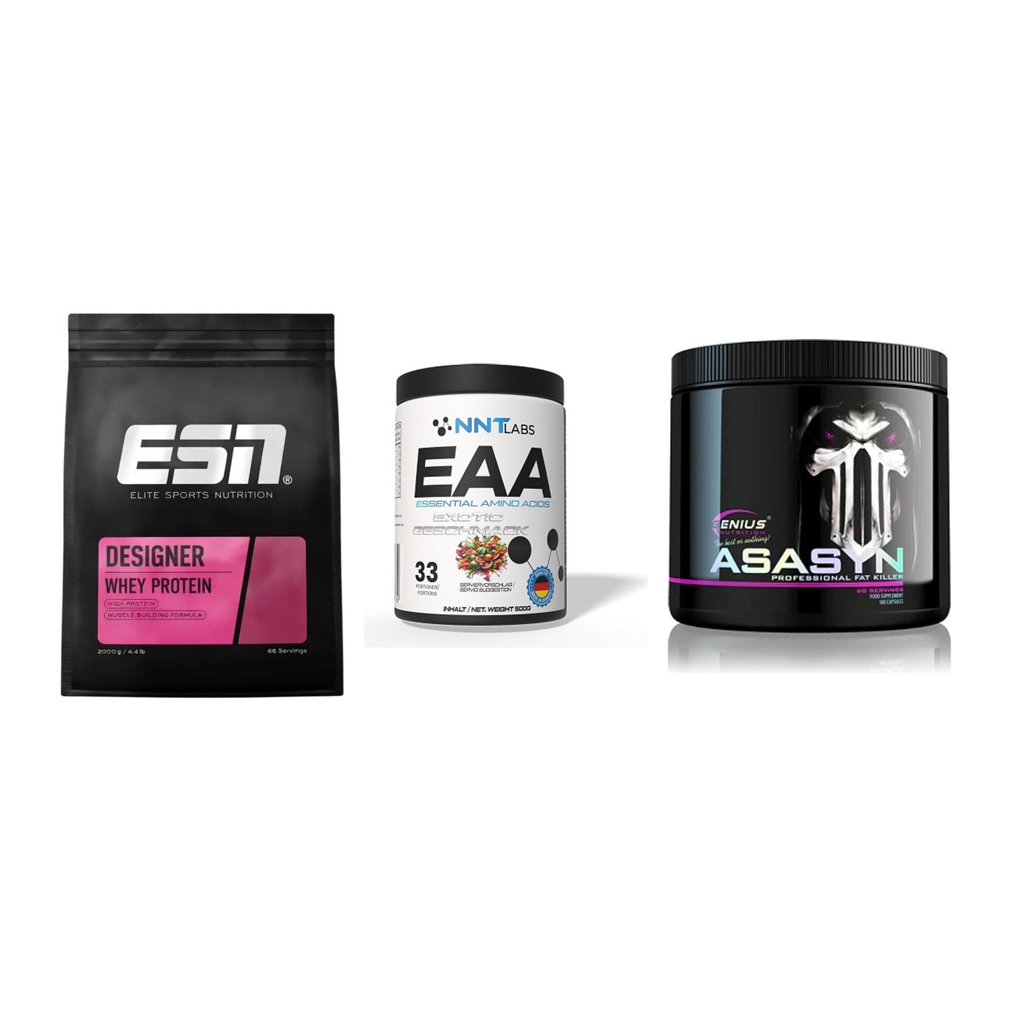 Definitionsphase-Set: ESN Designer + NNT EAA + Genius Nutriti – alle enthaltenen Artikel