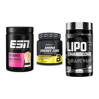 Definitionsphase-Set: ESN Designer + BioTech Amino + Nutrex Lipo 6 – alle enthaltenen Artikel