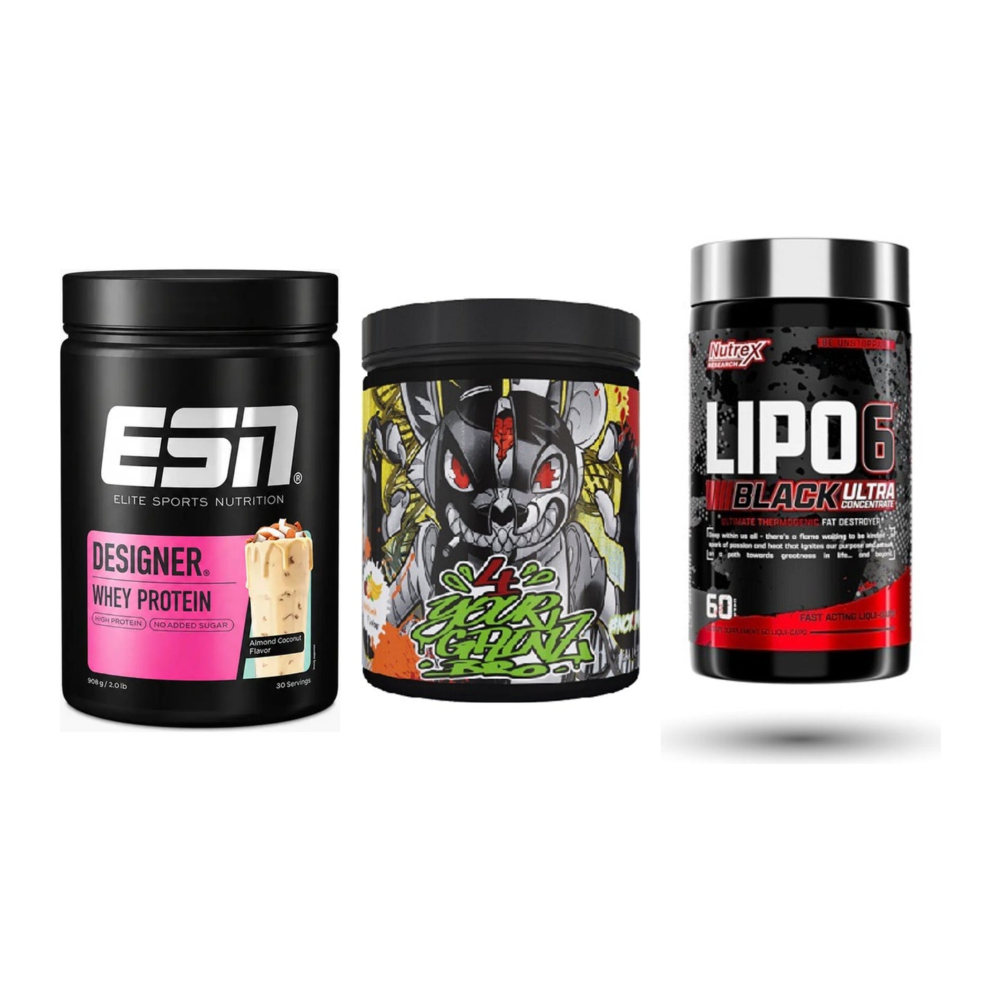 Definitionsphase-Set: ESN Designer + BPS-Pharma + Nutrex Lipo 6 – alle enthaltenen Artikel