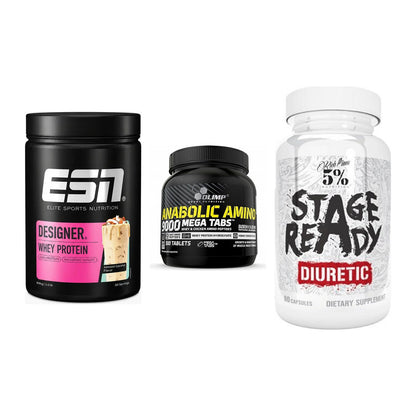 Definitionsphase-Set: ESN Designer + Olimp Anabolic + 5% Nutrition – alle enthaltenen Artikel
