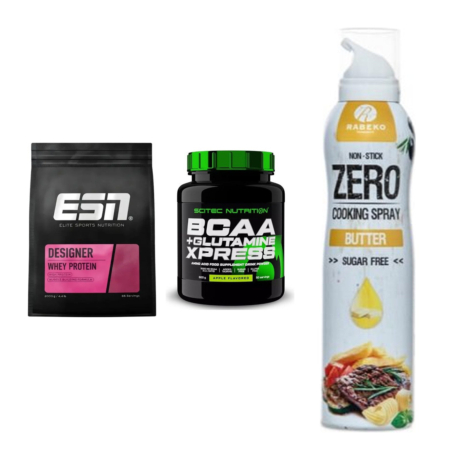 Definitionsphase-Set: ESN Designer + Scitec BCAA + Rabeko Zero – alle enthaltenen Artikel