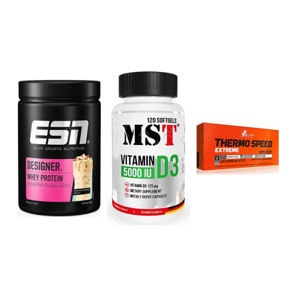 Definitionsphase-Set: ESN Designer + MST Vitamin D3 + Olimp Thermo – alle enthaltenen Artikel