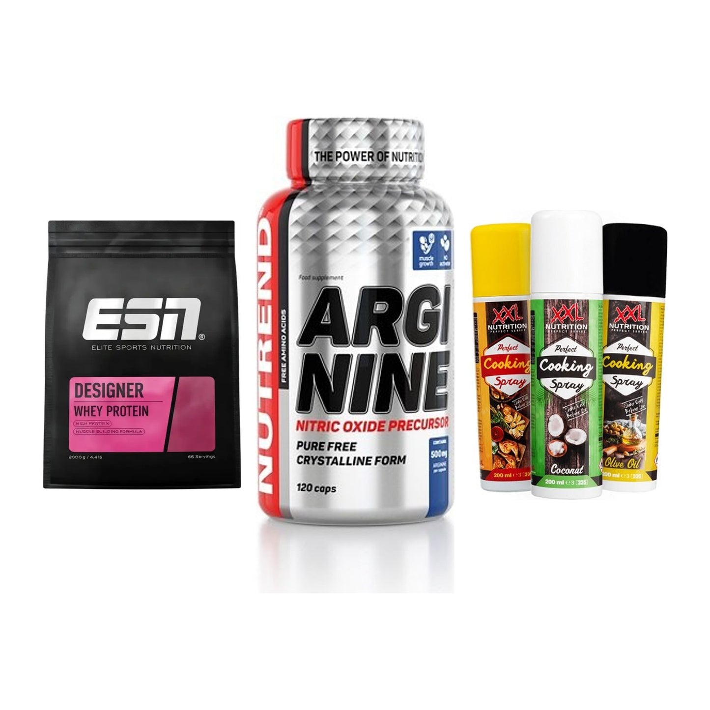 Definitionsphase-Set: ESN Designer + Nutrend Argini + XXL Nutrition – alle enthaltenen Artikel