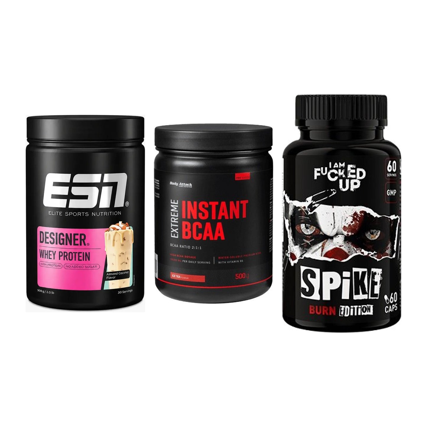 Definitionsphase-Set: ESN Designer + Body Attack + Swedish Supple – alle enthaltenen Artikel