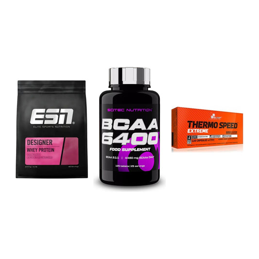 Definitionsphase-Set: ESN Designer + Scitec BCAA + Olimp Thermo – alle enthaltenen Artikel