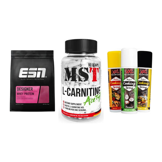 Definitionsphase-Set: ESN Designer + MST L-Carnitin + XXL Nutrition – alle enthaltenen Artikel