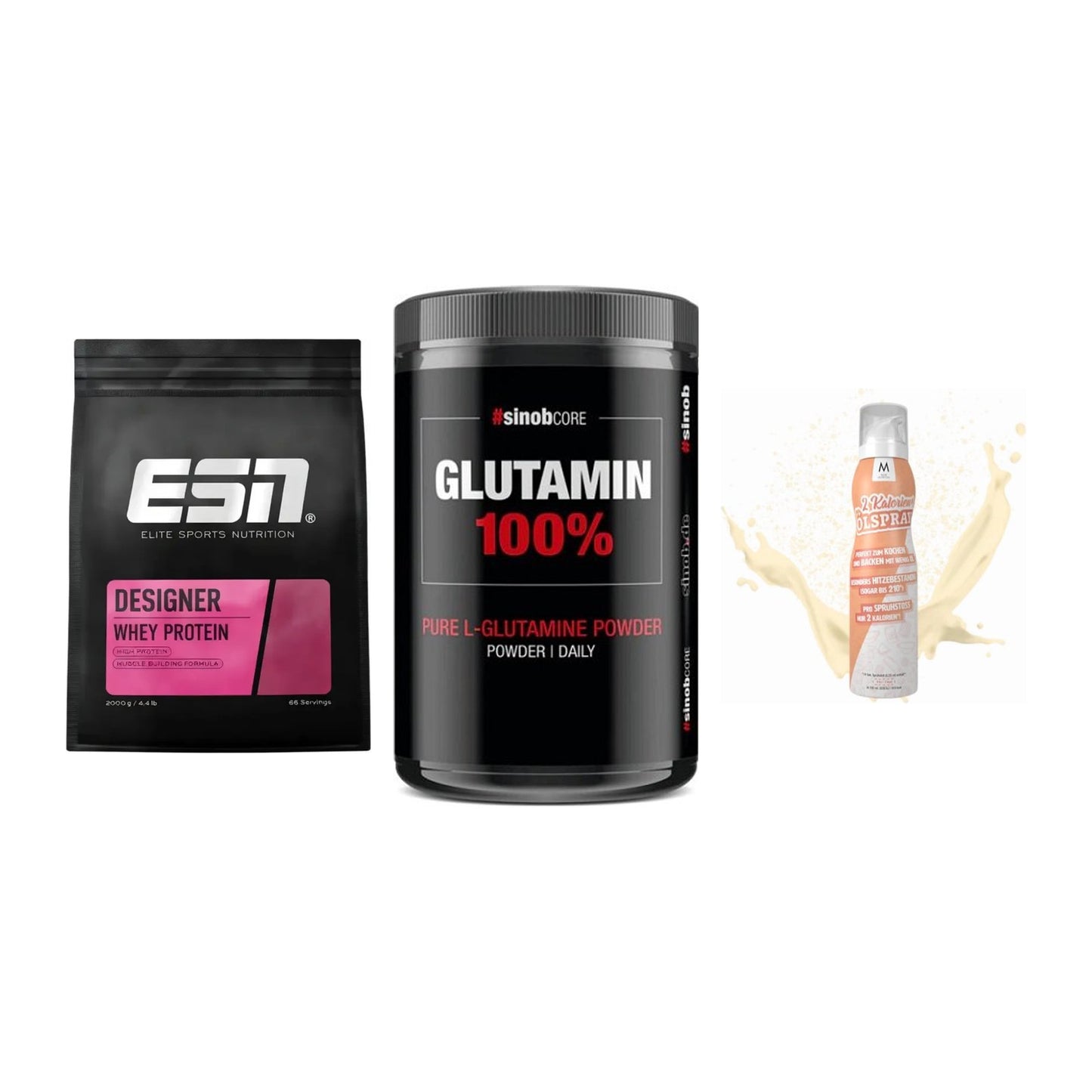 Definitionsphase-Set: ESN Designer + Sinob Core + More Nutrition – alle enthaltenen Artikel