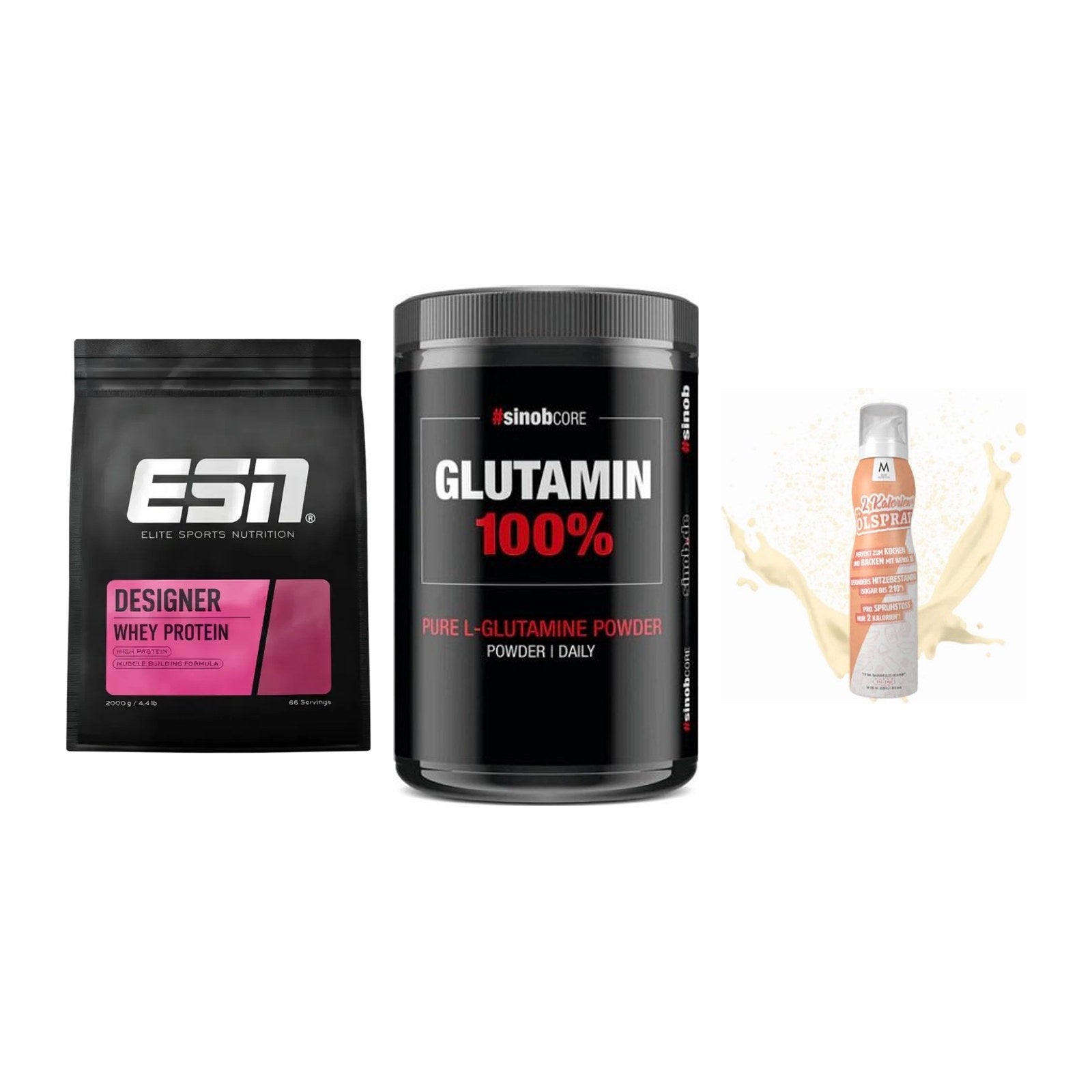 Definitionsphase-Set: ESN Designer + Sinob Core + More Nutrition – alle enthaltenen Artikel