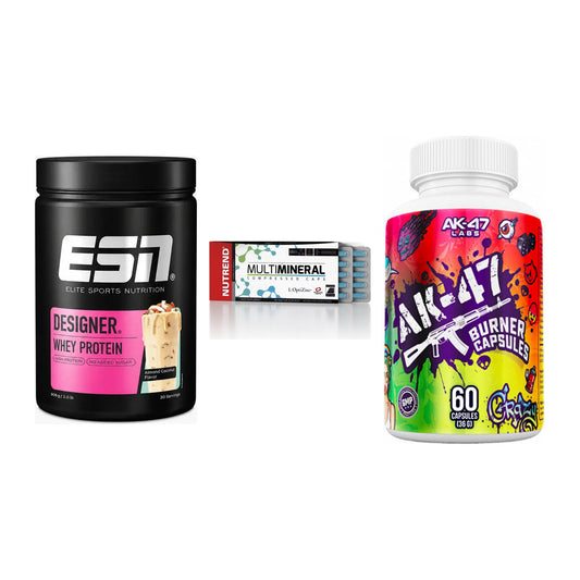 Definitionsphase-Set: ESN Designer + Nutrend Multim + AK47 Labs – alle enthaltenen Artikel