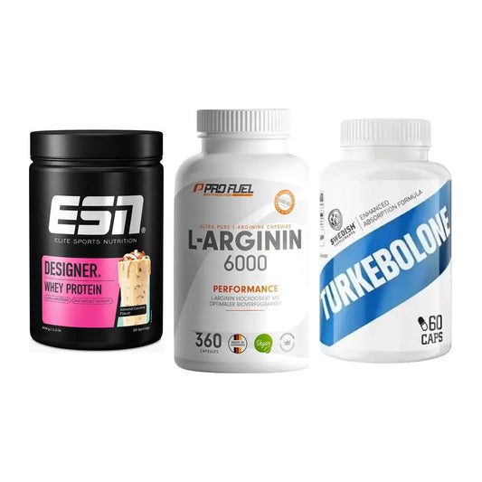 Definitionsphase-Set: ESN Designer + ProFuel L-Argi + Swedish Supple – alle enthaltenen Artikel