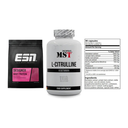 Definitionsphase-Set: ESN Designer + MST Citrulline + GN Shred Cuts – alle enthaltenen Artikel