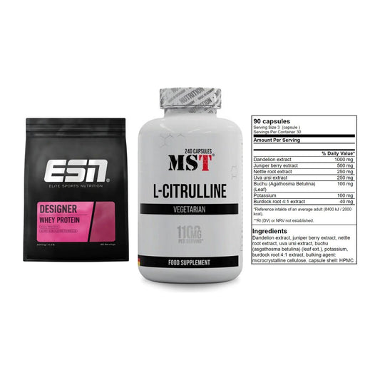 Definitionsphase-Set: ESN Designer + MST Citrulline + GN Shred Cuts – alle enthaltenen Artikel