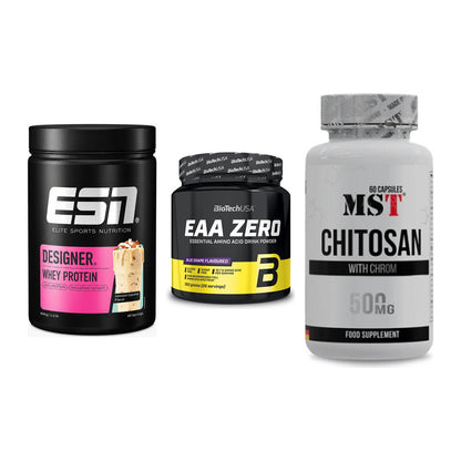 Definitionsphase-Set: ESN Designer + BioTech EAA + MST Chitosan – alle enthaltenen Artikel