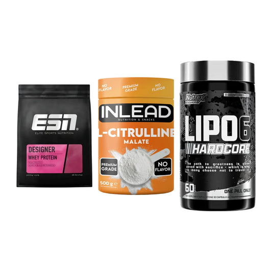 Definitionsphase-Set: ESN Designer + INLEAD L-Citru + Nutrex Lipo 6 – alle enthaltenen Artikel