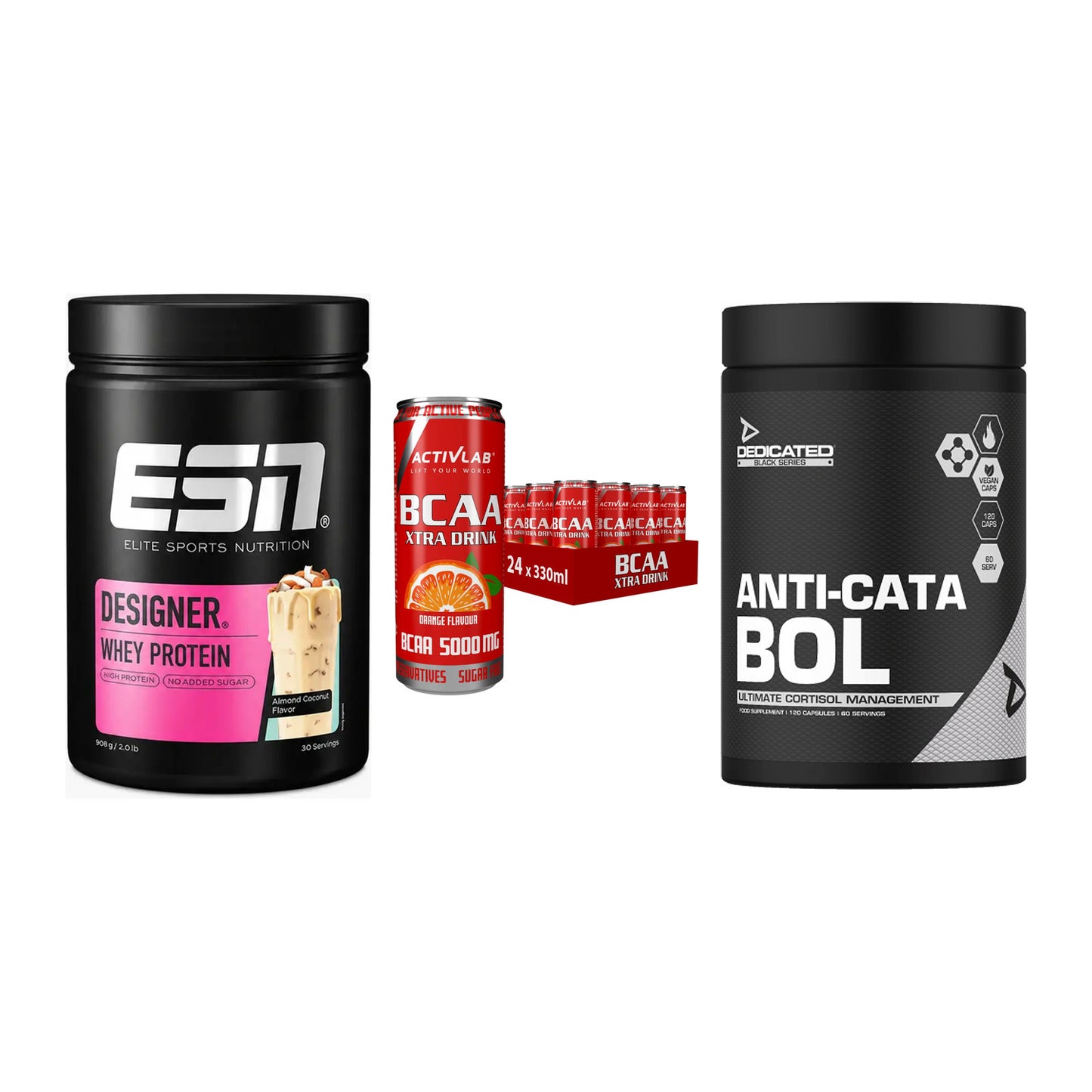 Definitionsphase-Set: ESN Designer + Activlab BCAA + Dedicated – alle enthaltenen Artikel