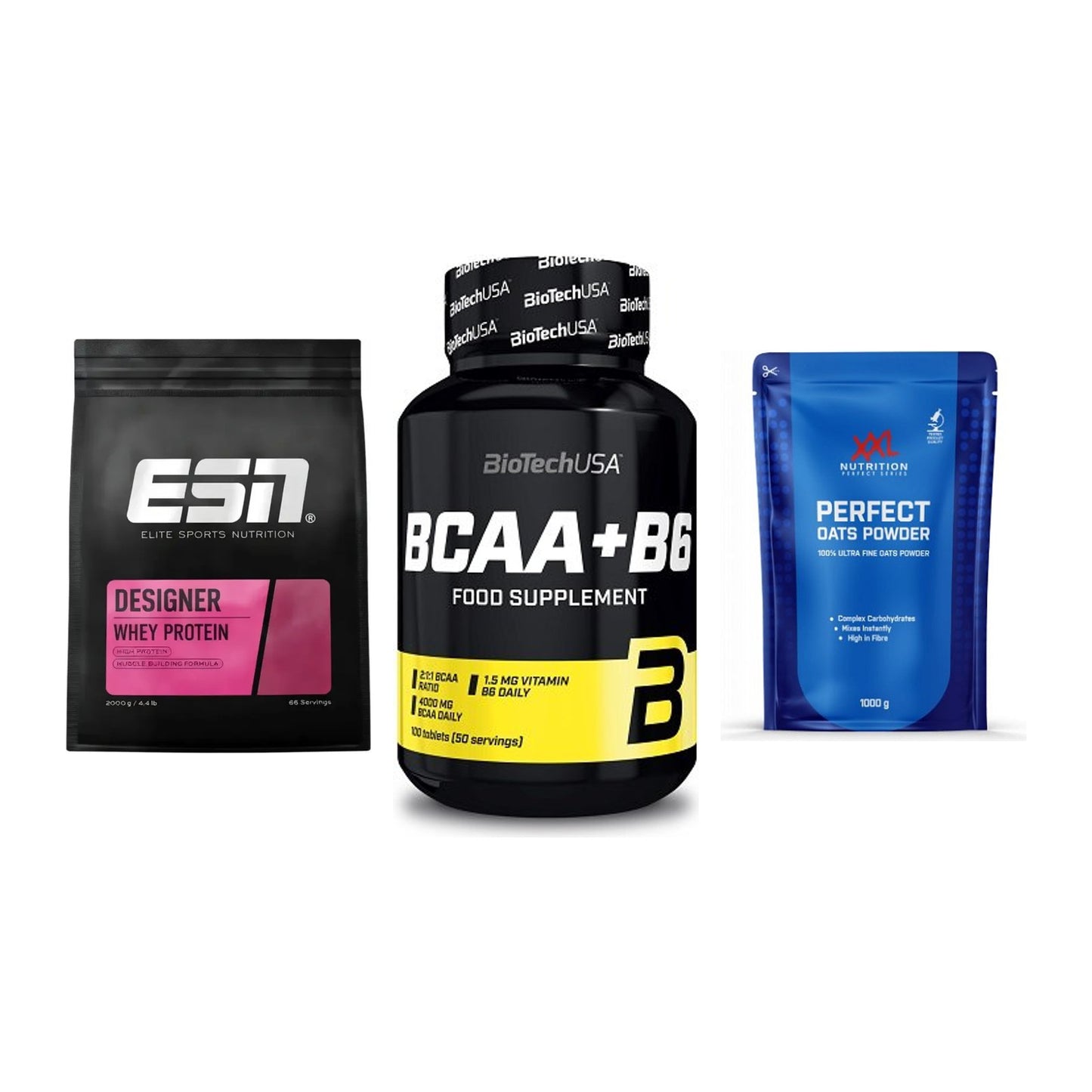 Definitionsphase-Set: ESN Designer + BioTech BCAA+B + XXL Nutrition – alle enthaltenen Artikel