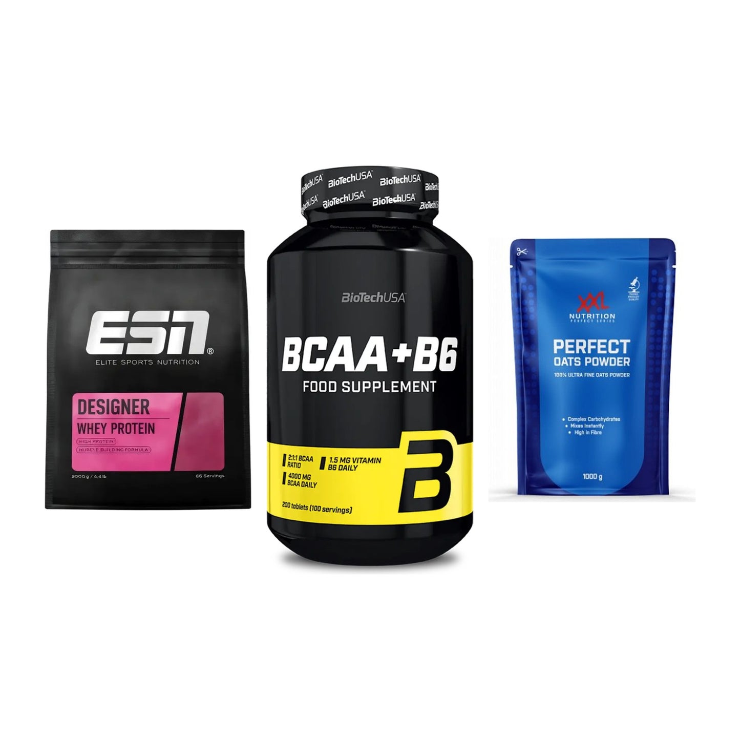 Definitionsphase-Set: ESN Designer + BioTech BCAA+B + XXL Nutrition – alle enthaltenen Artikel