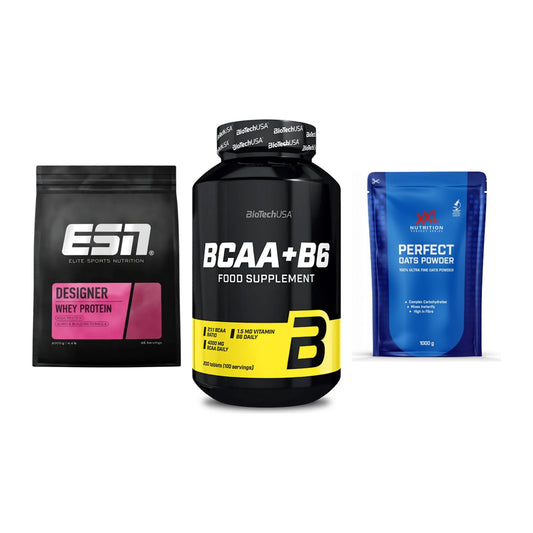 Definitionsphase-Set: ESN Designer + BioTech BCAA+B + XXL Nutrition – alle enthaltenen Artikel