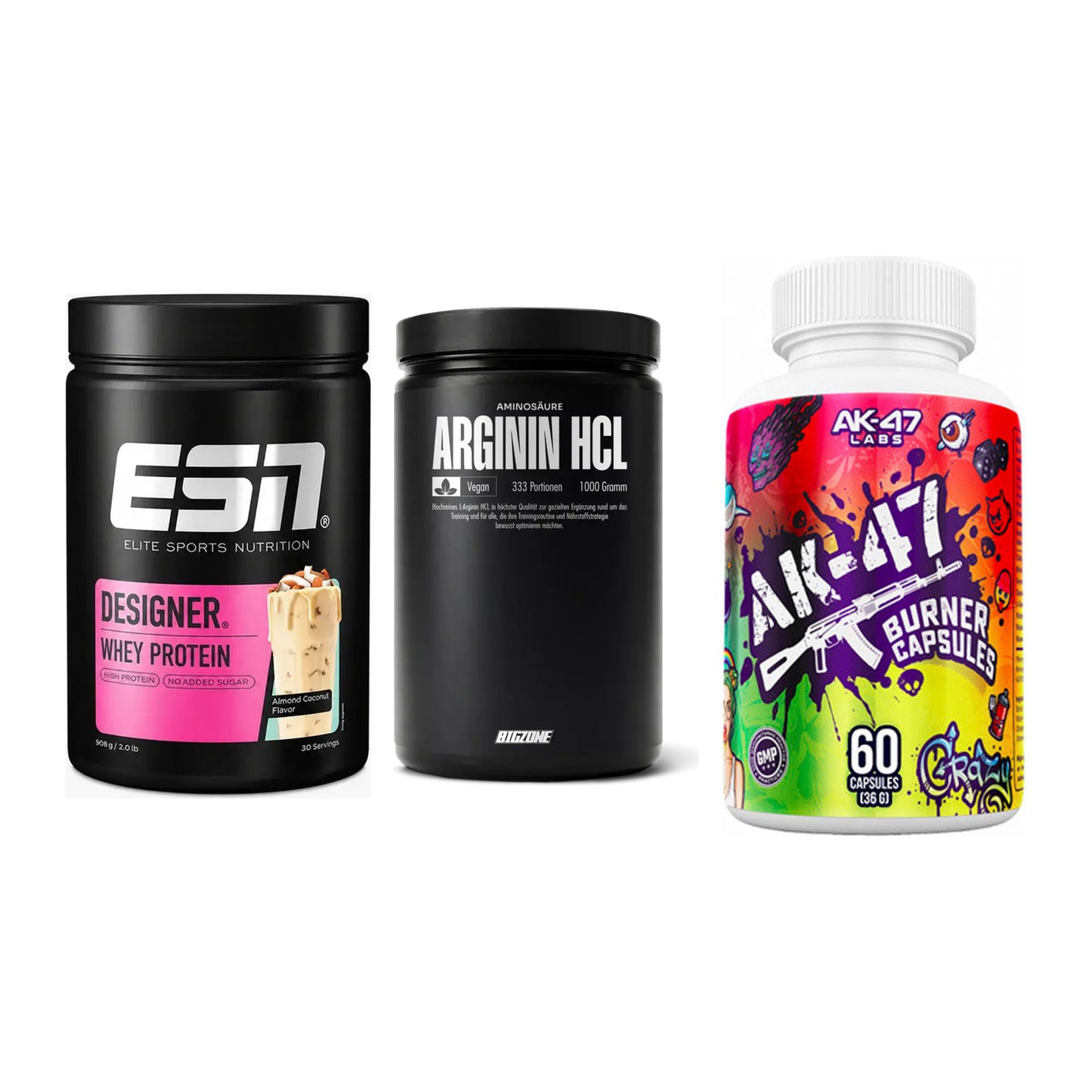 Definitionsphase-Set: ESN Designer + Big Zone + AK47 Labs – alle enthaltenen Artikel