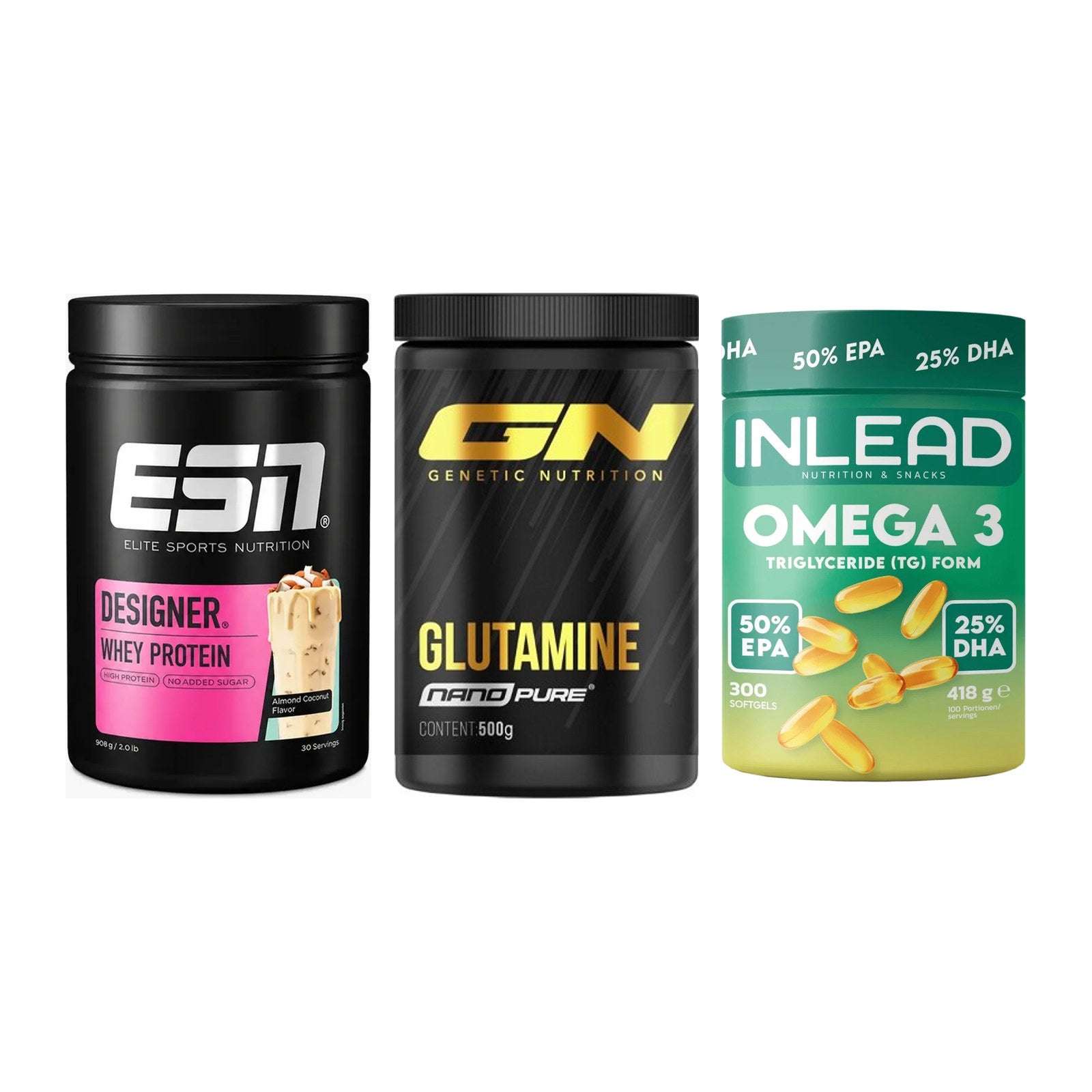 Definitionsphase-Set: ESN Designer + GN Nano Pure + INLEAD Omega-3 – alle enthaltenen Artikel