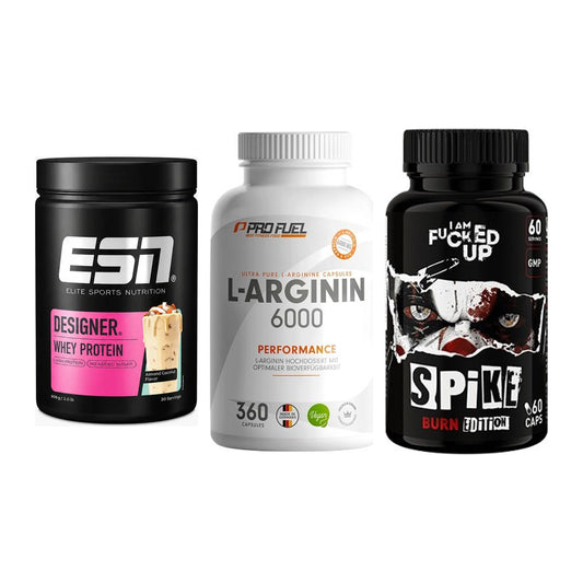 Definitionsphase-Set: ESN Designer + ProFuel L-Argi + Swedish Supple – alle enthaltenen Artikel