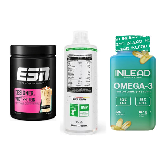 Definitionsphase-Set: ESN Designer + MST L-Carnitin + INLEAD Omega-3 – alle enthaltenen Artikel