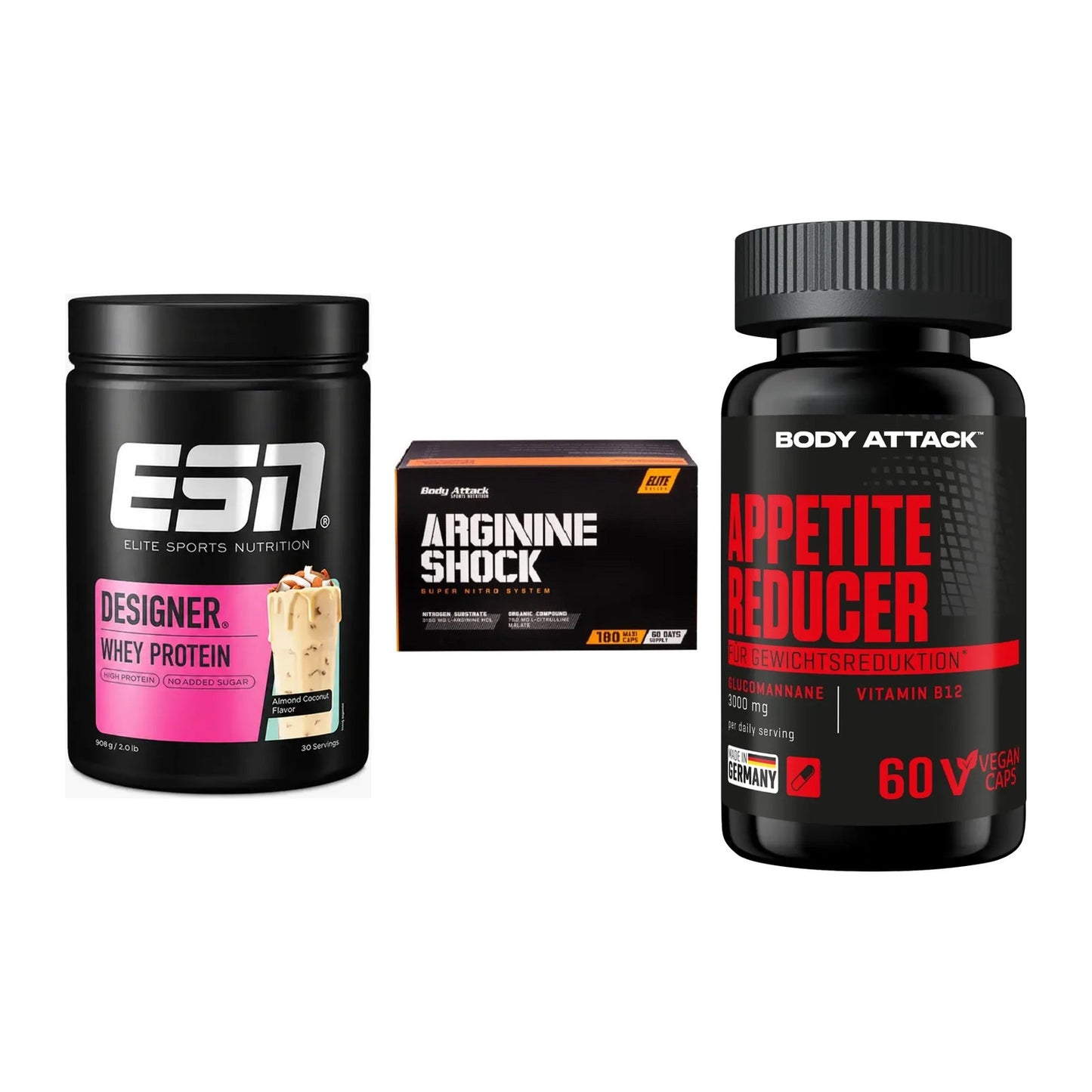 Definitionsphase-Set: ESN Designer + Body Attack + 1 weitere – alle enthaltenen Artikel