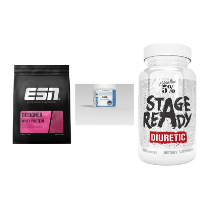 Definitionsphase-Set: ESN Designer + NNT Arginin + 5% Nutrition – alle enthaltenen Artikel