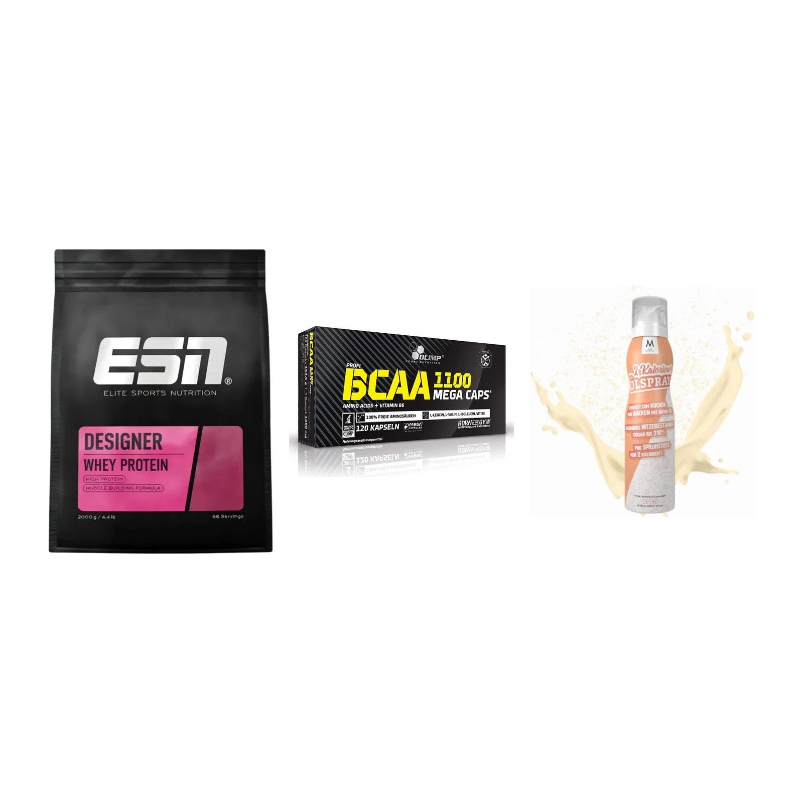 Definitionsphase-Set: ESN Designer + Olimp BCAA + More Nutrition – alle enthaltenen Artikel