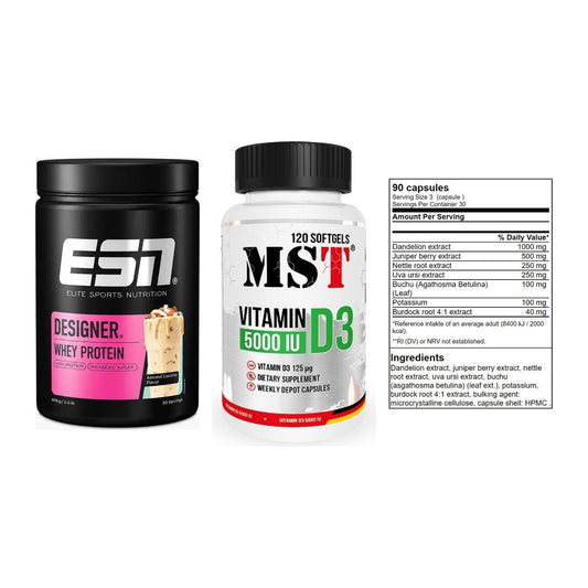 Definitionsphase-Set: ESN Designer + MST Vitamin D3 + GN Shred Cuts – alle enthaltenen Artikel