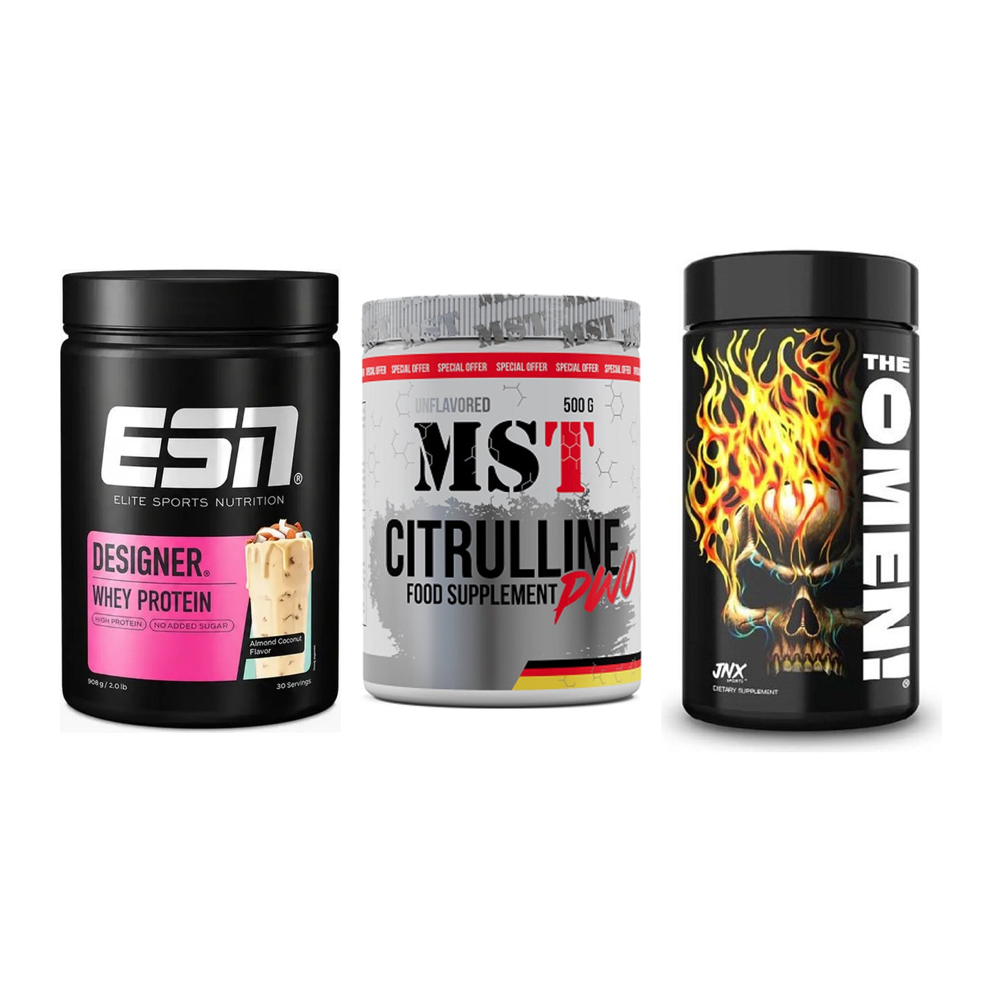 Definitionsphase-Set: ESN Designer + MST Citrulline + JNX Sports – alle enthaltenen Artikel