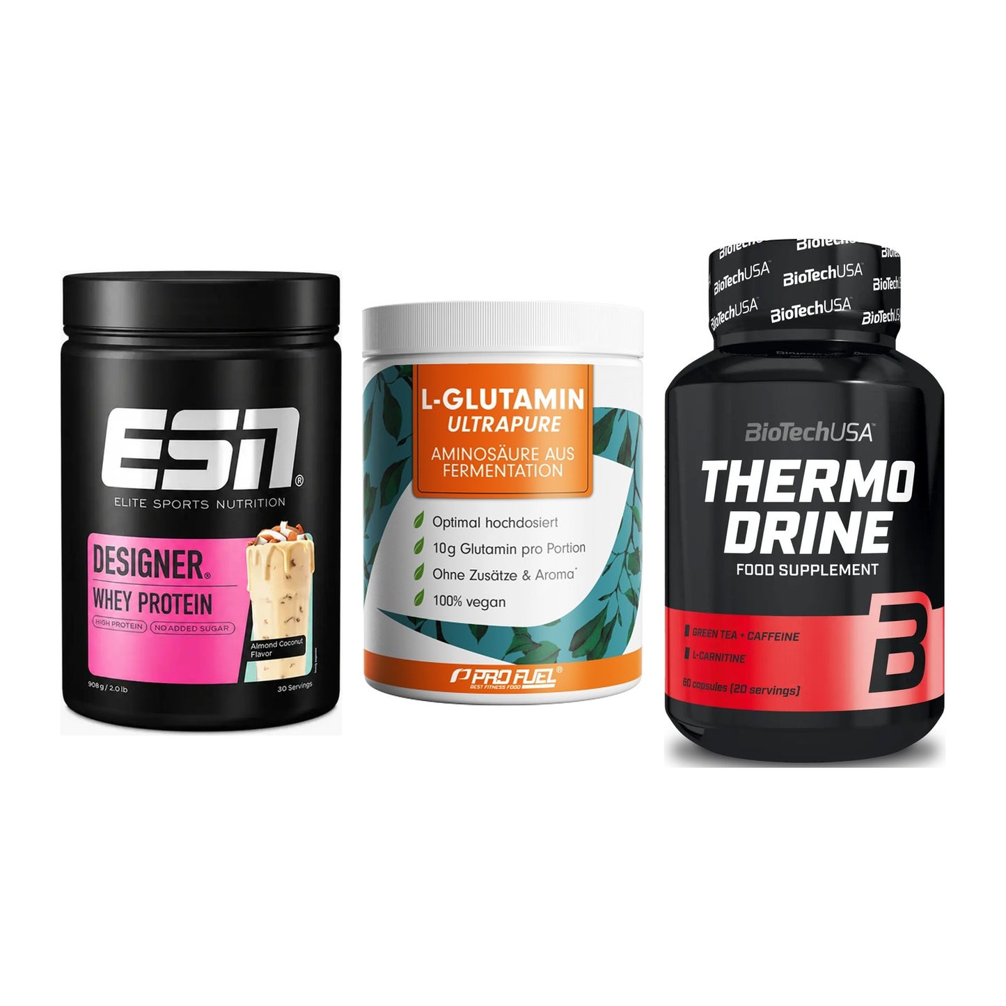 Definitionsphase-Set: ESN Designer + ProFuel Glutam + BioTech Thermo – alle enthaltenen Artikel