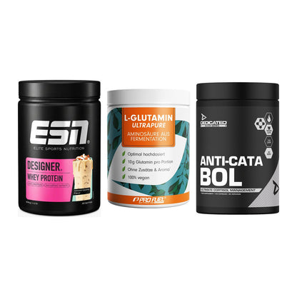 Definitionsphase-Set: ESN Designer + ProFuel Glutam + Dedicated – alle enthaltenen Artikel