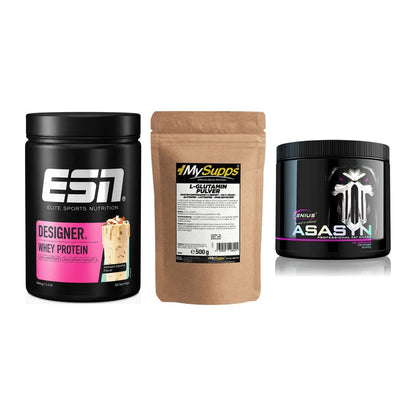Definitionsphase-Set: ESN Designer + MySupps Glutam + Genius Nutriti – alle enthaltenen Artikel