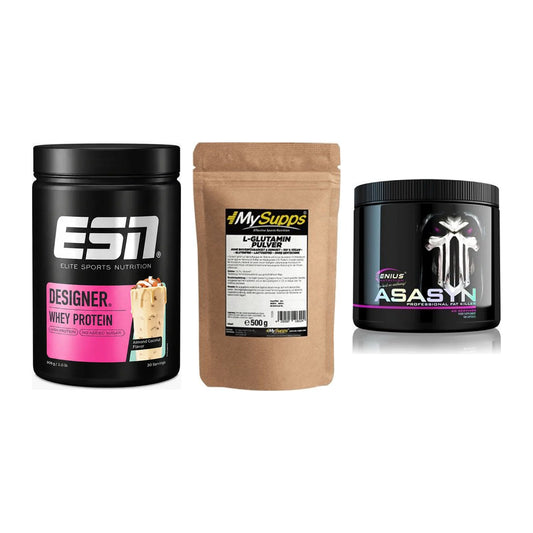 Definitionsphase-Set: ESN Designer + MySupps Glutam + Genius Nutriti – alle enthaltenen Artikel