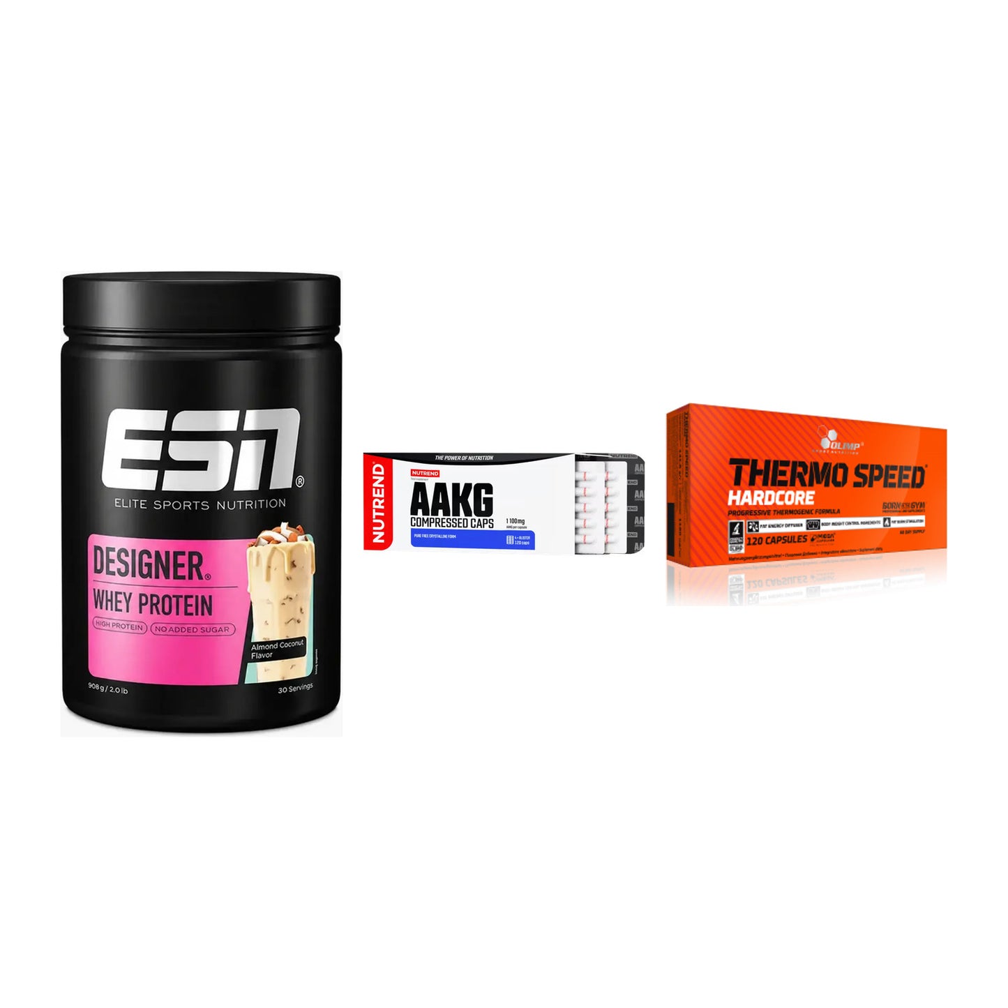 Definitionsphase-Set: ESN Designer + Nutrend AAKG + Olimp Thermo – alle enthaltenen Artikel