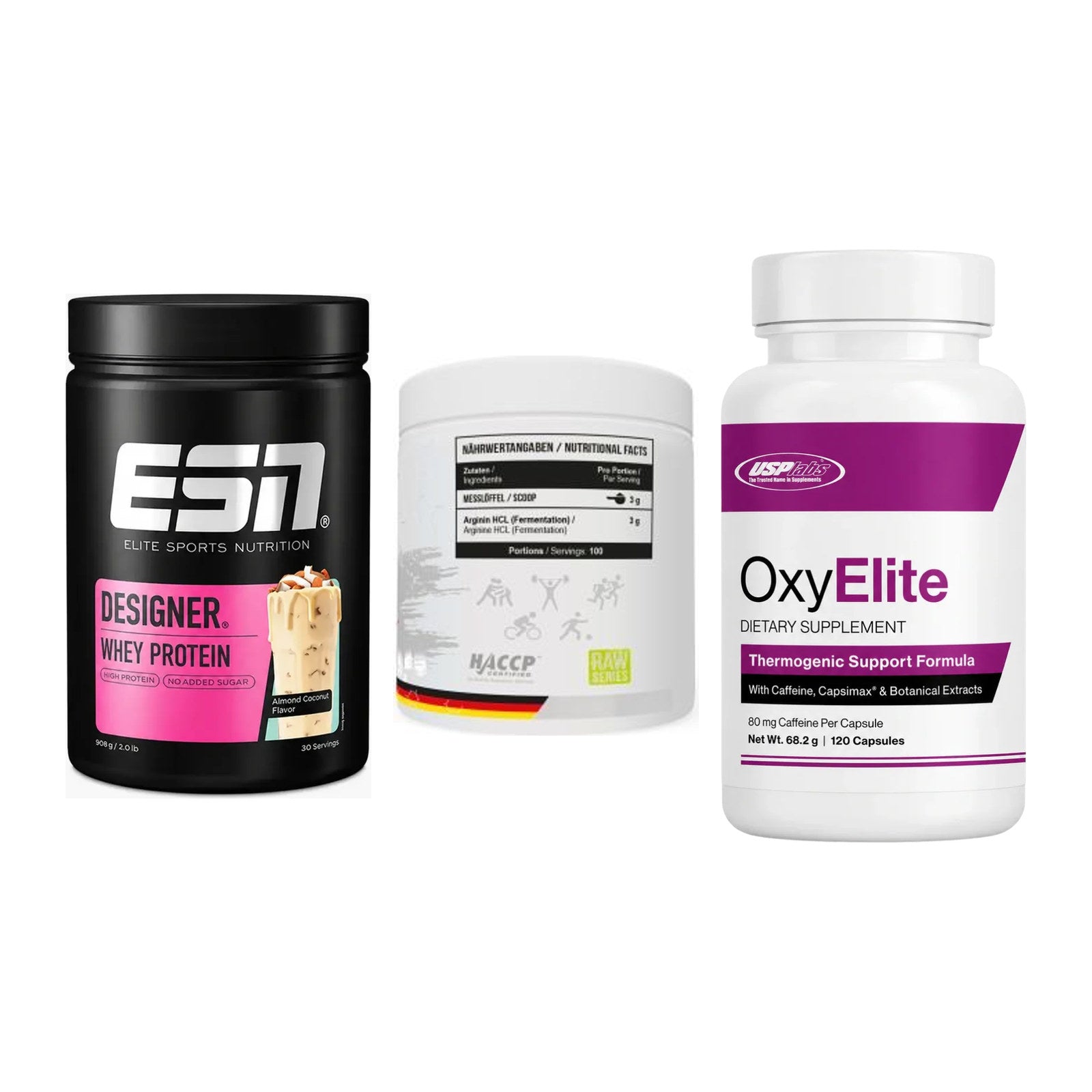 Definitionsphase-Set: ESN Designer + MST Arginine + USP Labs – alle enthaltenen Artikel