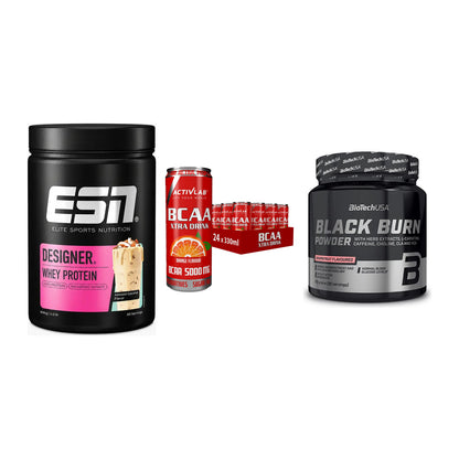 Definitionsphase-Set: ESN Designer + Activlab BCAA + BioTech Black – alle enthaltenen Artikel