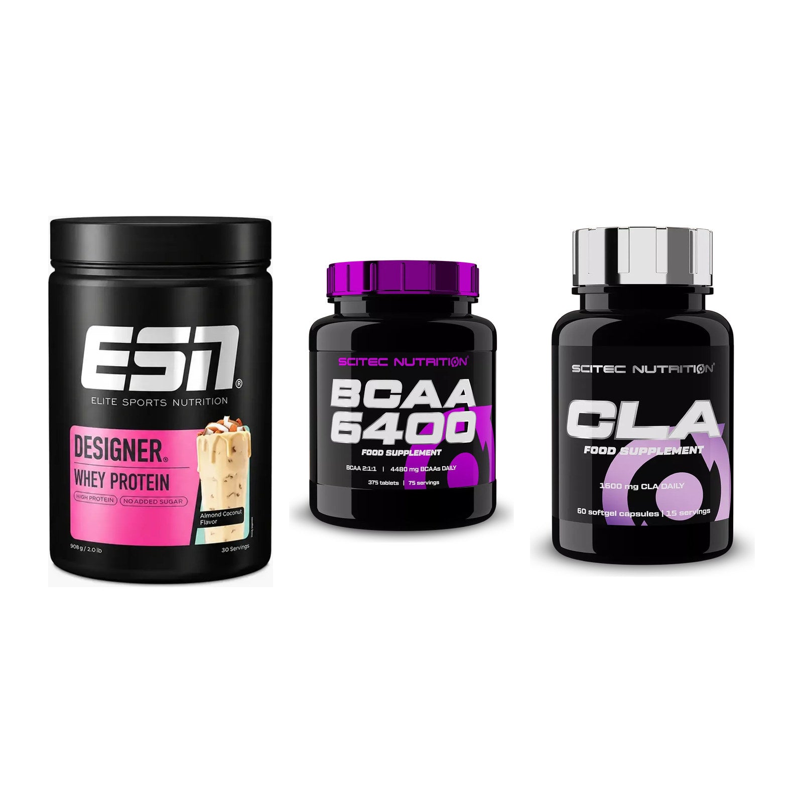 Definitionsphase-Set: ESN Designer + Scitec BCAA + Scitec CLA – alle enthaltenen Artikel